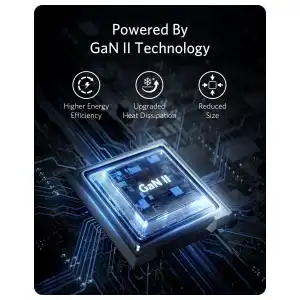 Cargador Celular Anker 715 Nano II 65W USB-C GaN II con PPS, PIQ 3.0 y Enchufe Plegable miniatura 6
